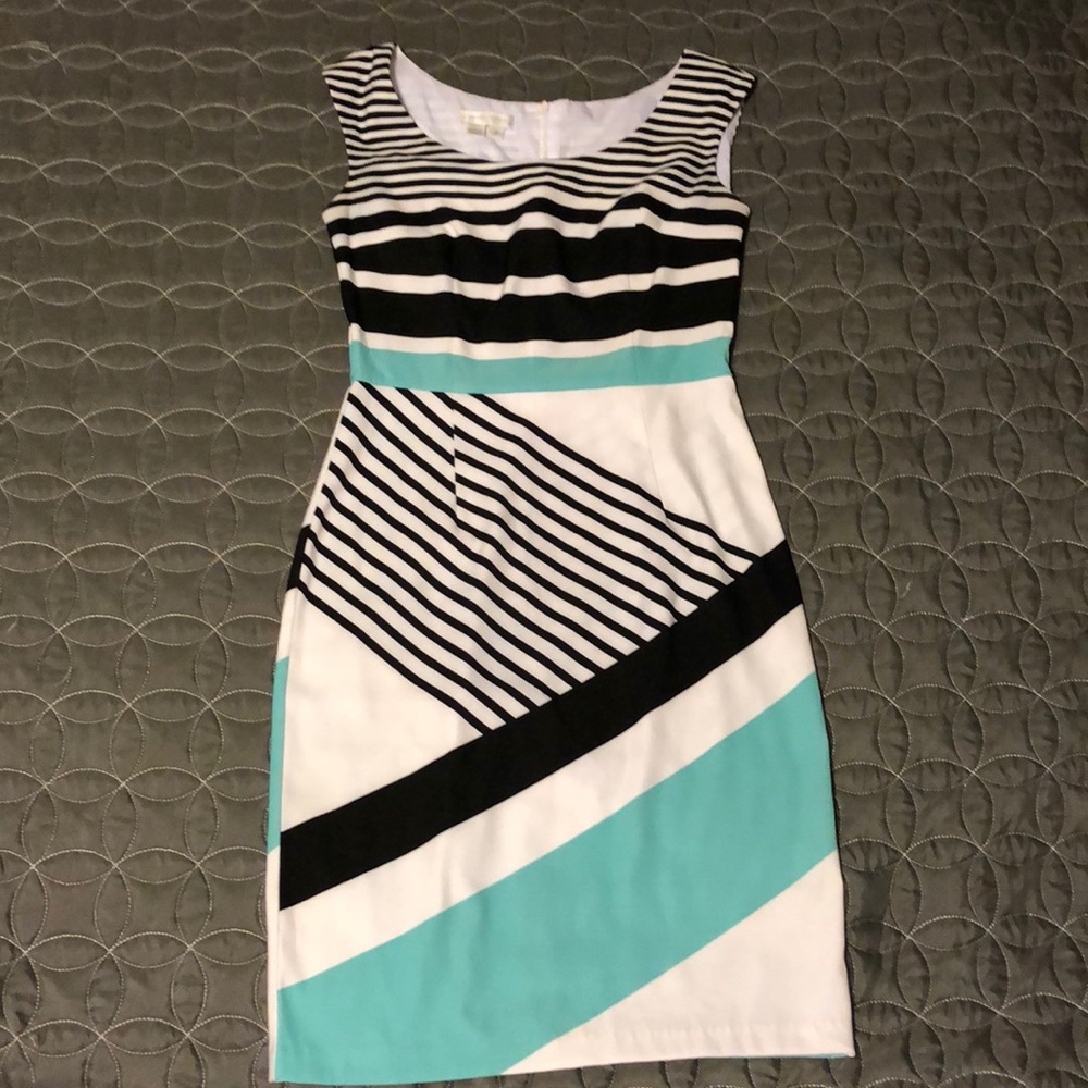 Geometric sheath dress